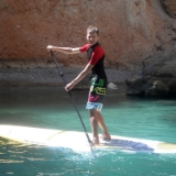 Marvin goes SUP @ echt-kasi.de (Grotte Marine Vieste, Italy)